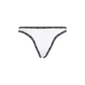 Image of Calvin Klein High Leg Cheeky Bikini - White