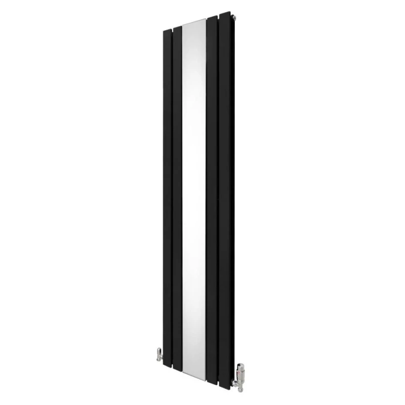 Image of MONSTER-SHOP Monster-shop - Flat Panel Radiator With Mirror 1800mm x 425mm & trv Chrome 5055986194590
