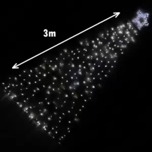 Image of Samuel Alexander - 3m Indoor Outdoor Shooting Star Multifunction LED Christmas Decoration with Timer in Cool White