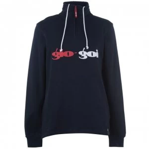 Image of Gio Goi Funnel Fleece - Navy