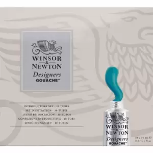 Image of Winsor and Newton Designers Gouache Introduction Set of 10, none