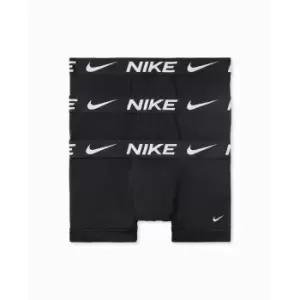 Image of Nike 3 Pack Long Boxers Mens - Black