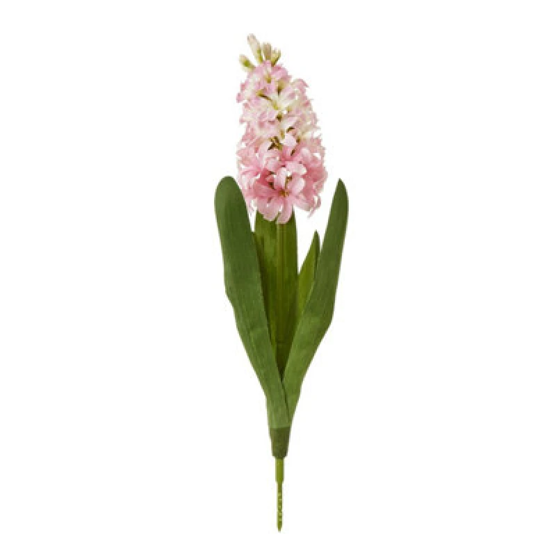 Image of Hill Interiors Hyacinth Stem Artificial Plant Pink (One Size)
