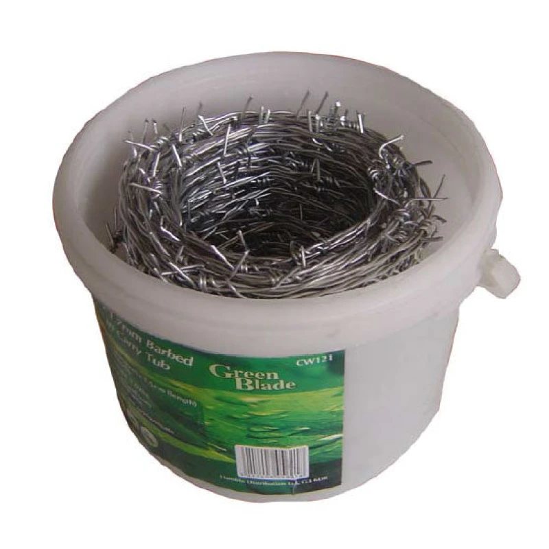 Image of 30m x 1.6mm Barbed Security Wire in Plastic Carry Tub