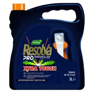 Image of Resolva Pro Weedkiller Xtra Tough Ready To Use With Spray Head Treats 111M2 3L