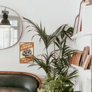 Image of Cinema 10 Multicolor Decorative Metal Wall Accessory