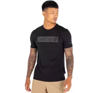 Image of Dare 2B Mens Dispersed Cotton Casual Graphic T Shirt S- Chest 38', (97cm)