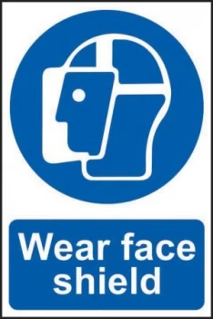 Image of Wear face shield Sign