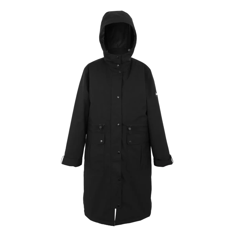 Image of Womens waterproof hooded coat Regatta Yannta Noir Female 42