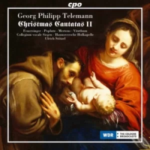 Image of Georg Philipp Telemann Christmas Cantatas II by Georg Philipp Telemann CD Album