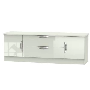 Image of Indices 2-Drawer, 2-Door TV Unit - Beige