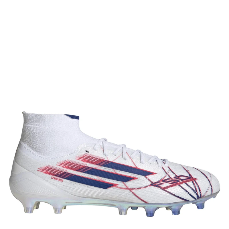 Image of adidas Womens adidas F50 Sparkfusion Elite Firm Ground Football Boots White/Blue/Red female 4 (36.7)