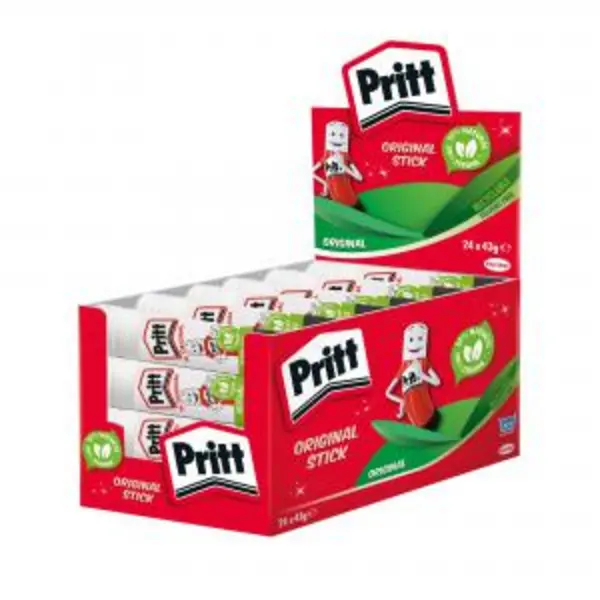 Image of Pritt Original Glue Stick Sustainable Long Lasting Strong Adhesive EXR37944HK