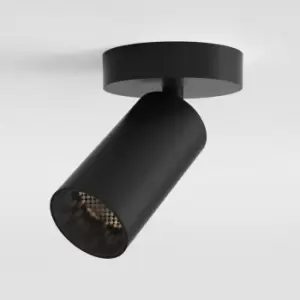 Image of Single Adjustable LED Spotlight Matt Black 7.7W