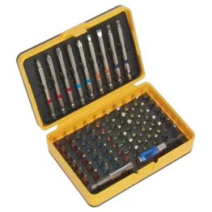 Image of Power Tool Bit Set 71PC Colour-coded S2