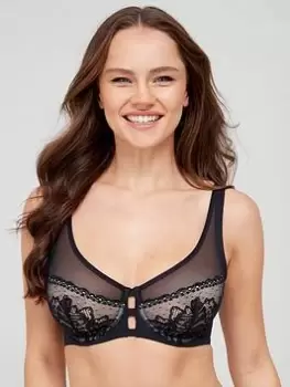 Image of DORINA Talisa Non Padded, Wired Bra - Black, Size 38C, Women