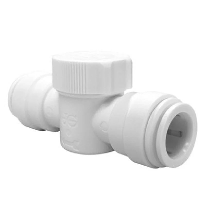 Image of John Guest Shut Off Tap 15mm (15ESOT) (Pack Of 5) White