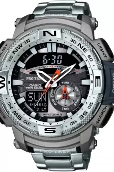 Image of Mens Casio Pro Trek Alarm Chronograph Watch PRG-280D-7ER