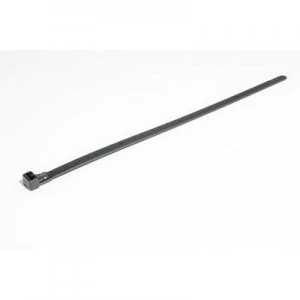 Image of HellermannTyton 131-21410 REL140-PA66-BK Cable tie 150 mm 7.60 mm Black Releasable, Lever lock 100 pc(s)