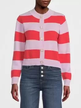 Image of Olivia Rubin Dee Stripe Cardigan - Lilac