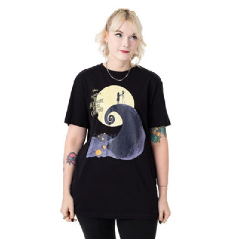 Image of Disney Short Sleeved T-Shirt in Black Size: Medium Black M Unisex 5063203902859