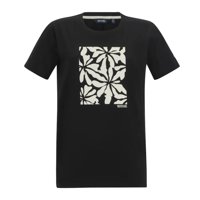 Image of Womens T-Shirt Regatta Filandra VX Noir Female 38