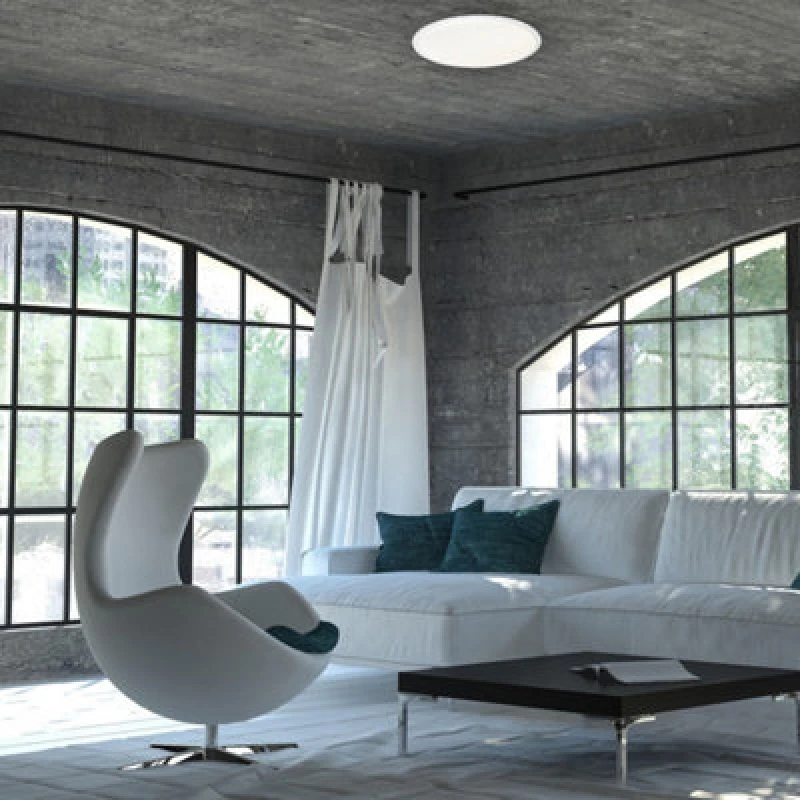 Image of Milagro Cruz LED Ceiling Light 40cm Remote Control Included White unisex