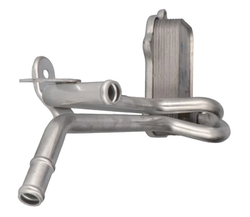 Image of NISSENS 90679 Oil Cooler ** FIRST FIT ** with gaskets/seals, without filter Aluminium Oil Cooler,engine oil (469)