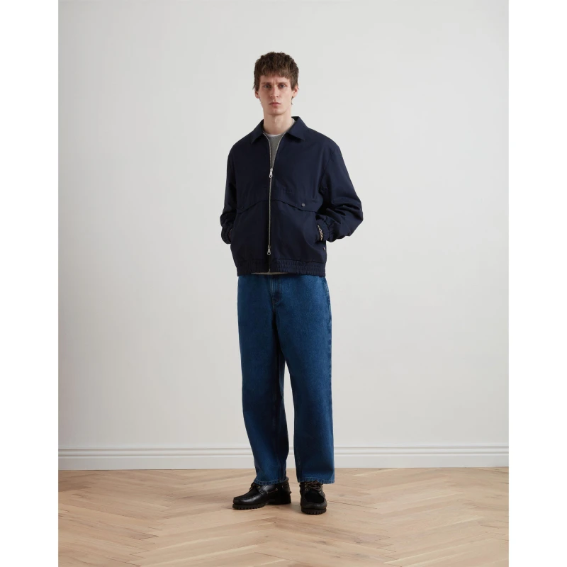 Image of Farah Mens Tyler Overshirt True Navy 412 male Small