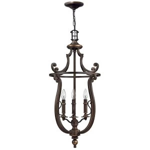 Image of 4 Light Ceiling Pendant Olde Bronze, E14
