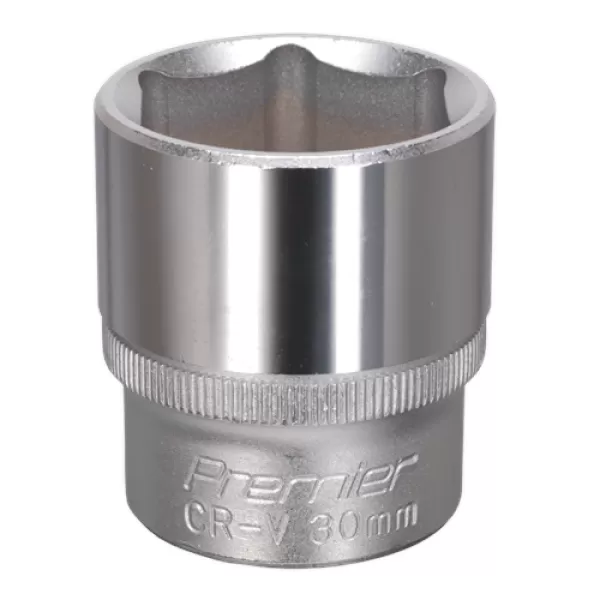 Image of Genuine SEALEY S1230 WallDrive® Socket 30mm 1/2Sq Drive