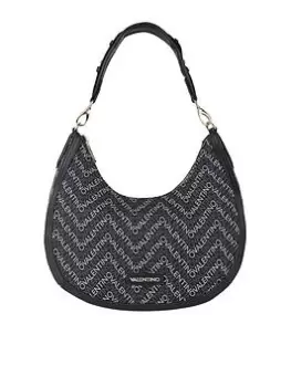 Image of Valentino Bags Bilizzard Hobo Shoulder Bag - Nero, Black, Women