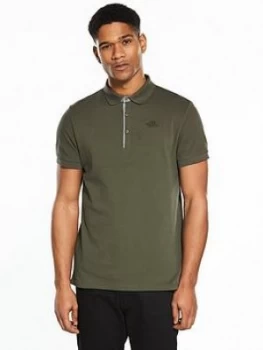 Image of The North Face Premium Piquet Polo Khaki Size S Men