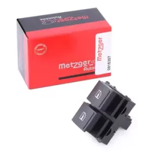 Image of METZGER Switch, window winder GREENPARTS 0916307 VW,SEAT,Golf V Schragheck (1K1),TOURAN (1T1, 1T2),Passat Variant (3C5),GOLF VI (5K1)