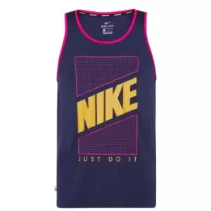 Image of Nike Grid Tank Top Mens - Blue