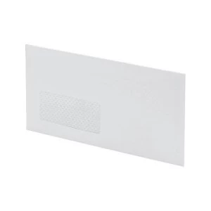Image of Postmaster Envelopes Wallet Gummed with Window 90gsm White DL Pack 500
