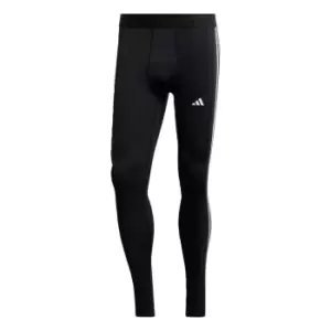 Image of adidas Techfit 3-Stripes Training Long Tights Mens - Black