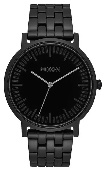 Image of Nixon A1057-001-00 Porter All Black IP Steel Watch