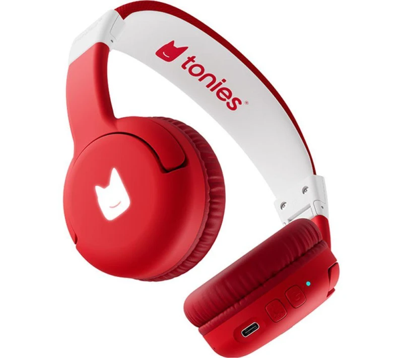Image of TONIES Wireless Bluetooth Kids Headphones - Sunset Red, Red 4251192149374