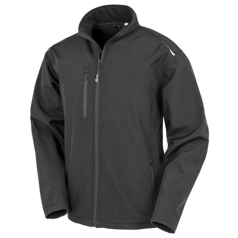 Image of Result Result Men 3-Layer Softshell Jacket in Black Size: X-Small Black XS Male 5059699693081