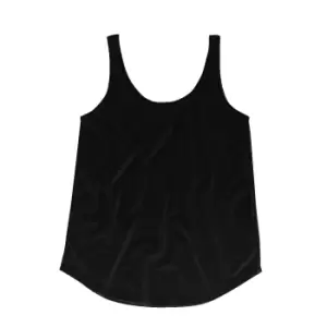 Image of Mantis Womens/Ladies Loose Fit Sleeveless Vest Top (S) (Black)