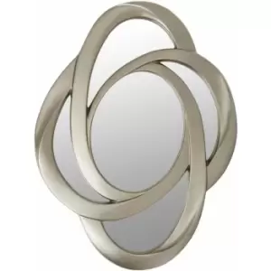 Image of Antique Champagne Large Acanthus Leaf Wall Mirror - Premier Housewares