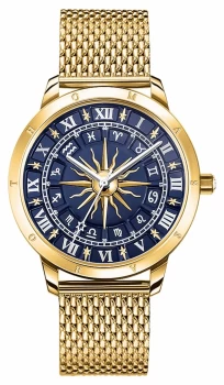 Image of Thomas Sabo Womens Glam Spirit Astro Blue Dial Gold Watch