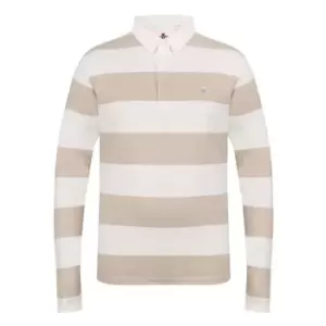 Image of Soviet Rugby Polo Shirt Mens - Beige