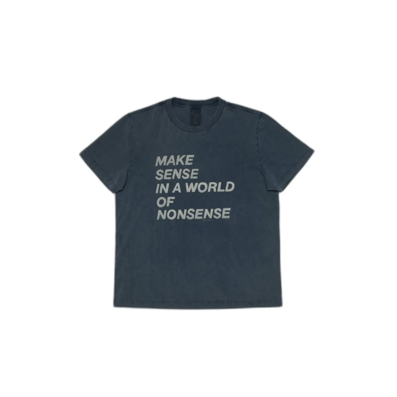 Image of Nudie Jeans T-Shirt Nudie Jeans Make Sense Bleu Male S