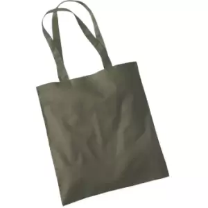 Image of Westford Mill Promo Bag For Life - 10 Litres (Pack Of 2) (One Size) (Olive) - Olive