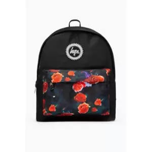 Image of Hype Rose Backpack (One Size) (Black/Red)