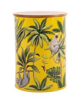Image of Summerhouse By Navigate Madagascar Canister With Bamboo Lid ; Sloth
