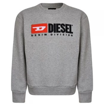 Image of Diesel Junior Boys Division Crew Sweatshirt - Grey K963