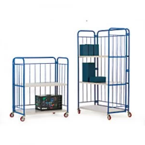 Image of GPC Shelf Trolley Blue Lifting Capacity Per Shelf: 30kg 460mm x 1502mm x 850mm